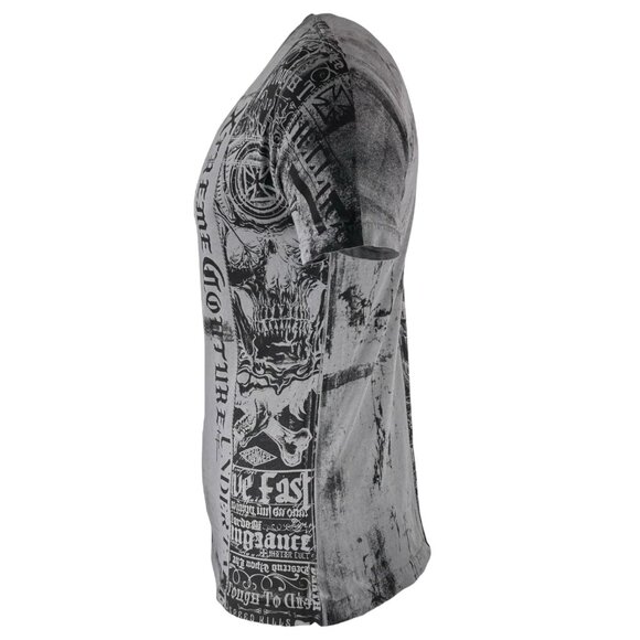 Xtreme Couture by Affliction Men's T-Shirt Crew Biker Skull Tattoo S-5XL - Picture 5 of 6